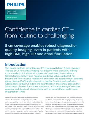 Confidence in cardiac CT &ndash; from routine to challenging