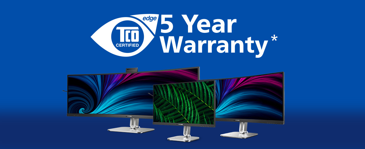 TCO-zertifizierte Philips Monitore und f&uuml;nf Jahre Garantie