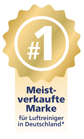Award - meistverkaufte Marke f&uuml;r Luftreiniger in Deutschland