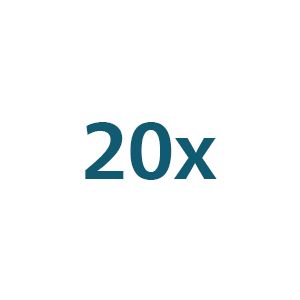 20 x - Symbol