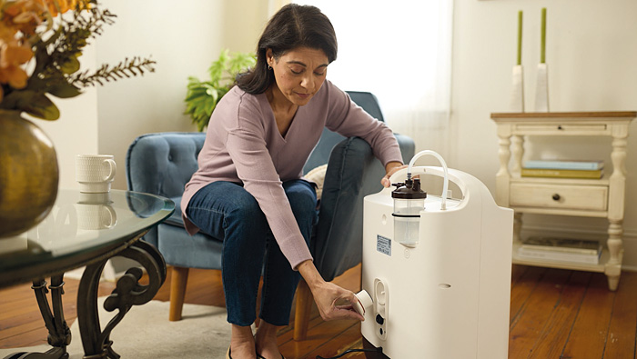 Neu im Philips Respironics Portfolio: der Sauerstoffkonzentrator Oxygenate 5